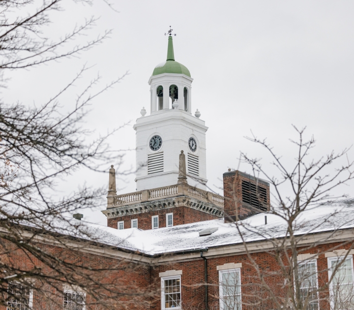 Rockwell Hall in winter