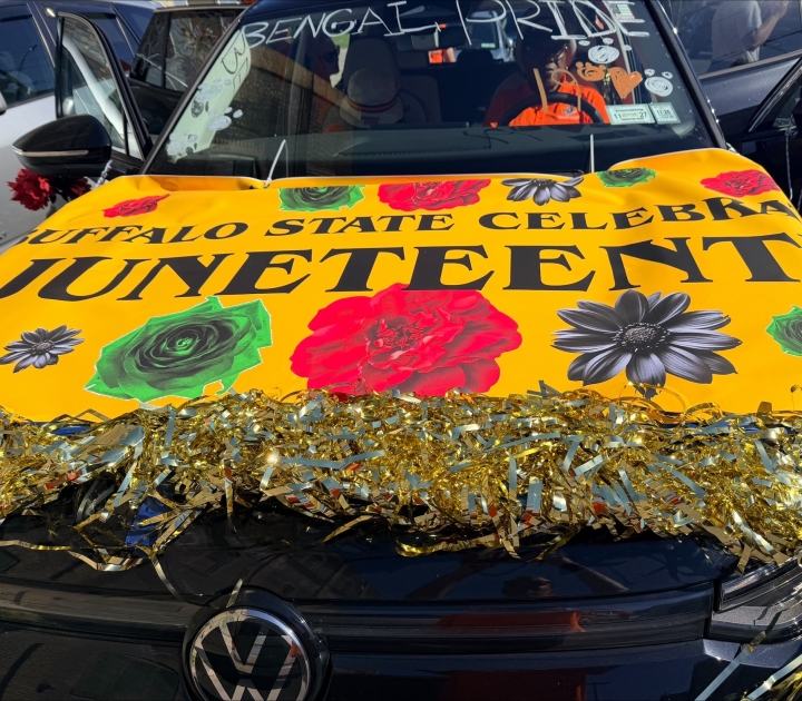 Buffalo State's Juneteenth float