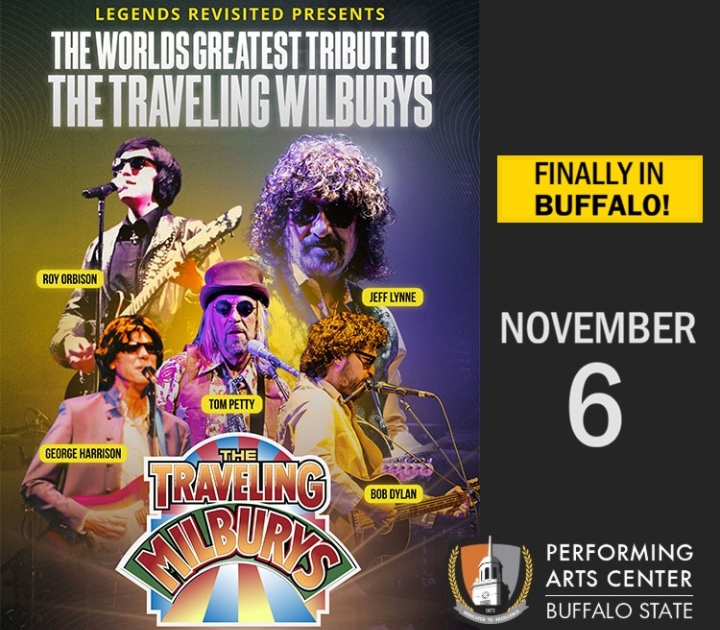 Graphic promoting the Traveling Milburys