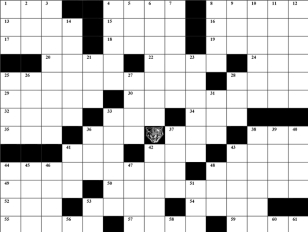 Image of the Buffalo State crossword puzzle