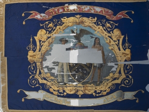 Two Buffalo State Art Conservation Students Save Civil War Flag Now on Exhibit