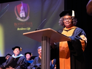 Interim President Urges Buffalo State Students to Shine in Convocation Address
