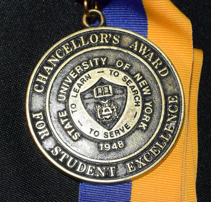 Chancellor's award medal