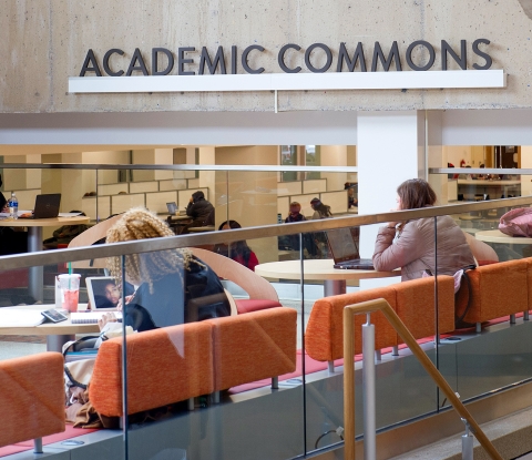 Academic Commons lounge area