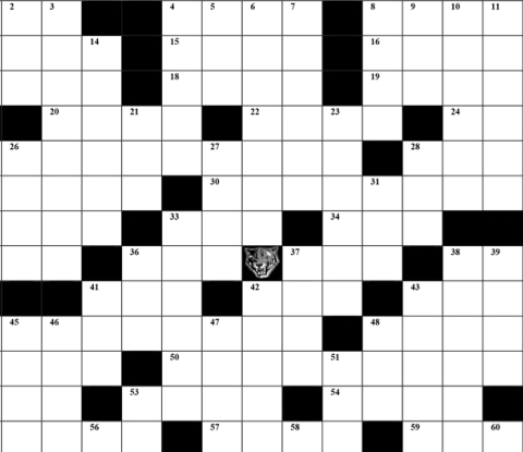 Image of the Buffalo State crossword puzzle