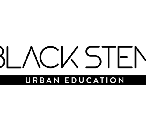 Logo designed for the symposium that reads "BLACK STEM: Urban Education"