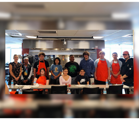 Kitchen Confidence Camp participants and instructors