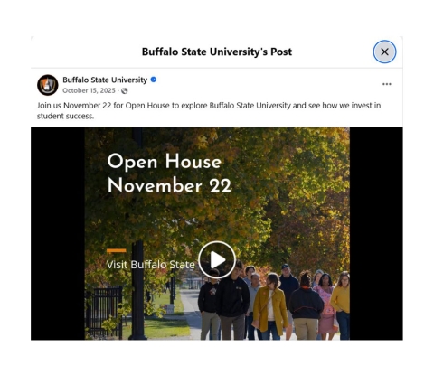 Social media ad video for open house