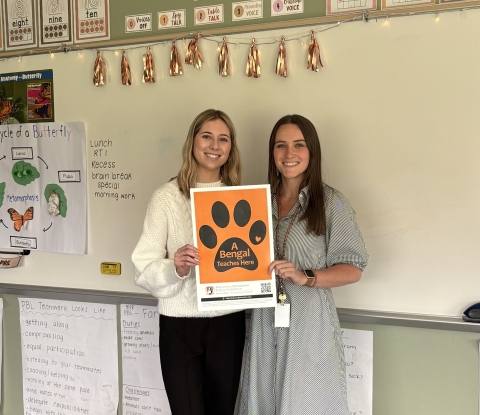 Hannah Wolf and Emily Lukowski