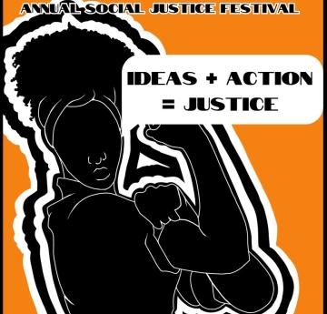 Anne Frank Project "Ideas + Action = Justice" poster