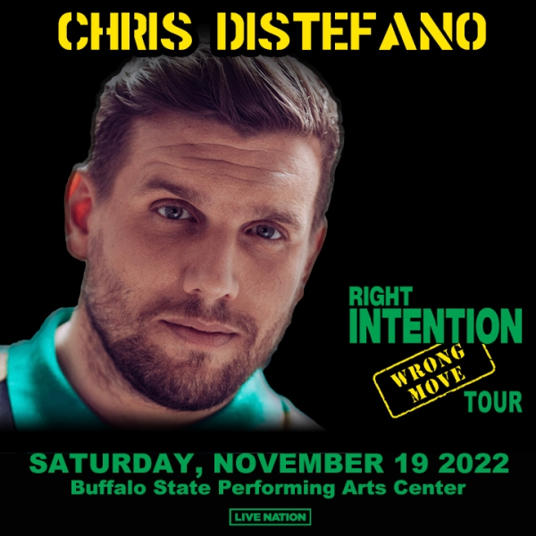 Advertisement for Chris Distefano tour