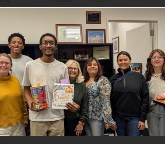 Olivia Harbol, Kevin Hill, Donald Williams - winner, Susan McCartney, Andrea Lizak, Karina Loera, Bailey Brouillard