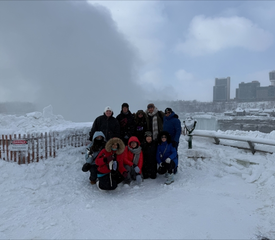 The USS Cohort at Niagara Falls
