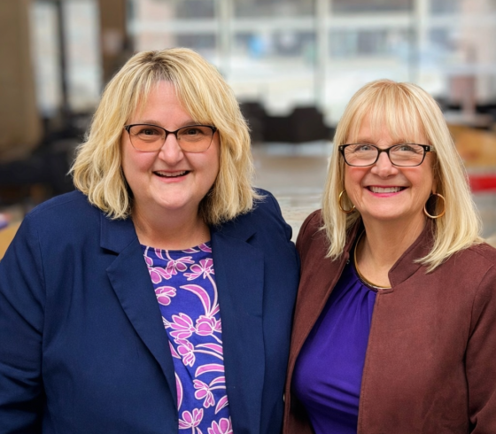 Maria Garrity and Sue McCartney