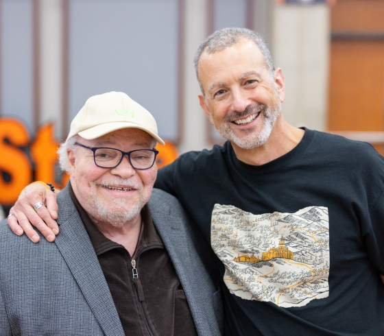 AFP Director Drew Kahn with Stephen McKinley Henderson