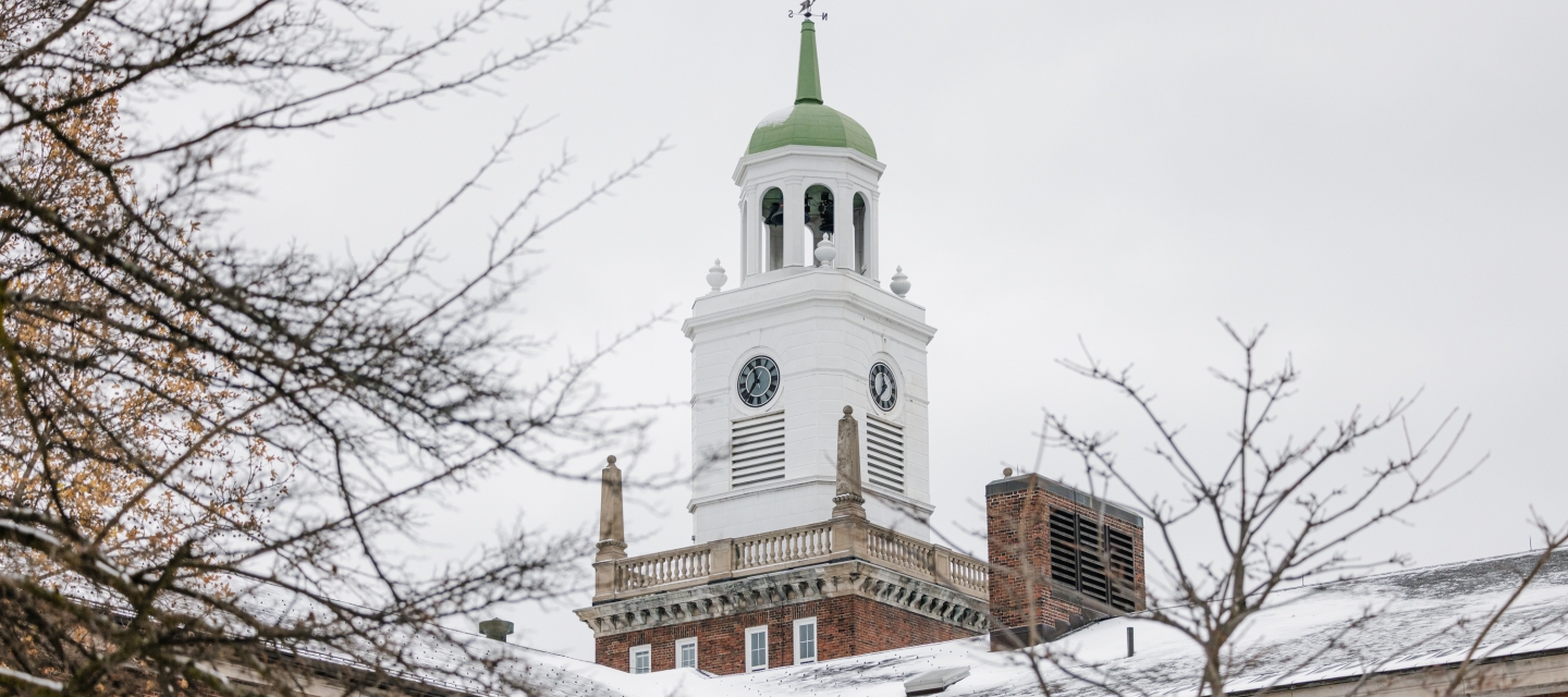 Rockwell Hall in winter