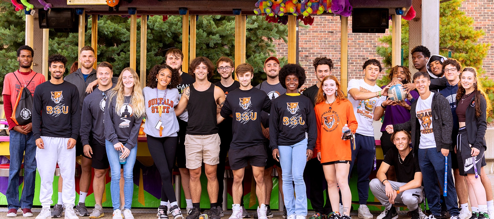 Group of students smiling