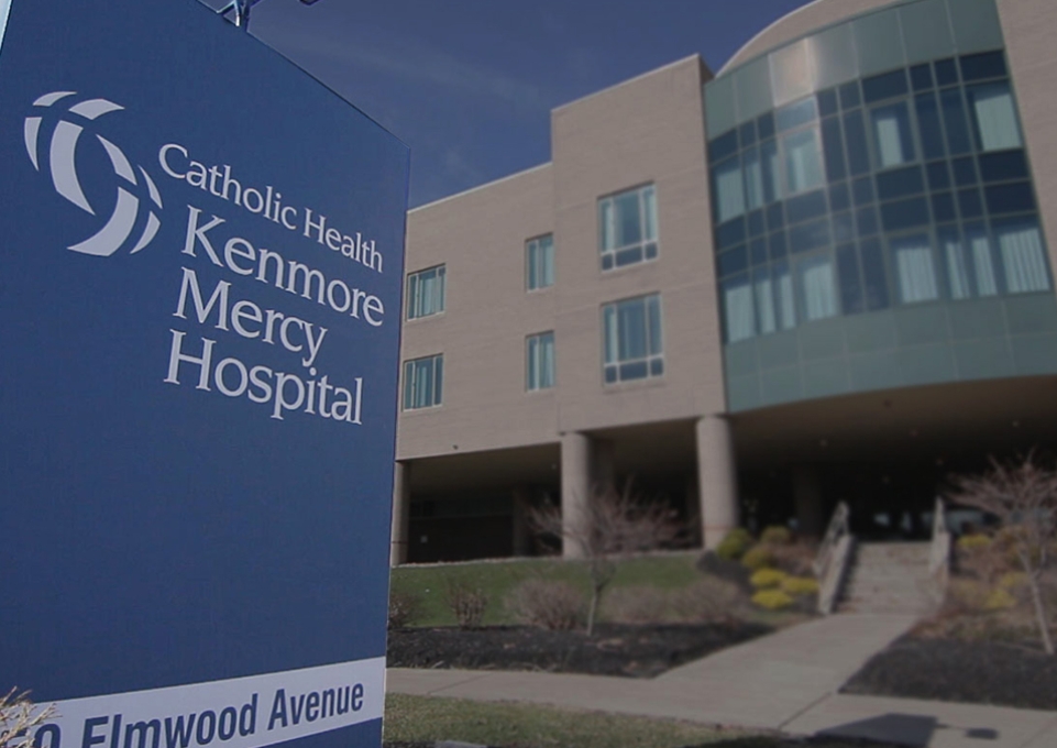 Kenmore Mercy Hospital Sign