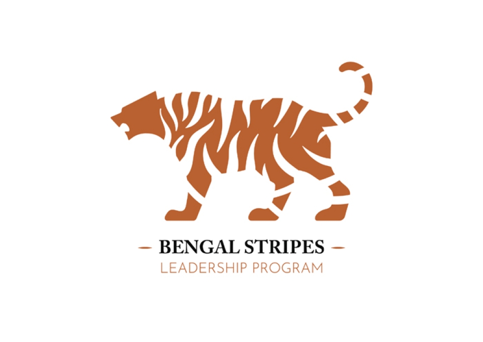 Stylized image of a Bengal tiger