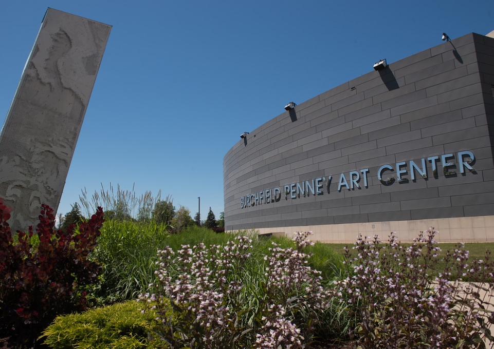 Exterior photo of the Burchfield Penney Art Center