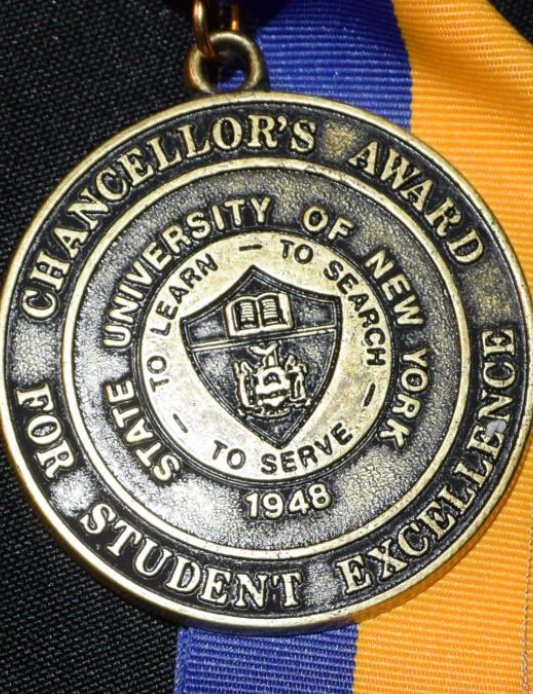 Chancellor's award medal